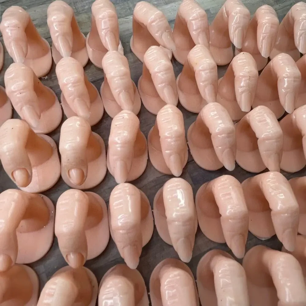Fake Finger Nail Practice (61) pieces Nail Art Fake Display Finger